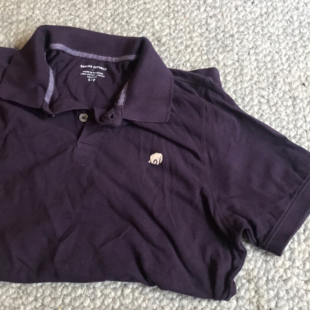 NWOT Banana Republic Purple Polo